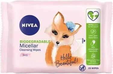 NIVEA Cleansing micellar wipes 25 pieces (L) (Facial cleansing wipes)