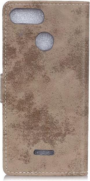 Produktbild MU Style Vintage Leder Bookcover Series (Xiaomi Redmi 6)