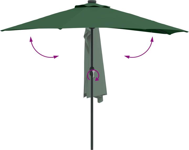 Produktbild vidaXL Garten-Sonnenschirm (1.50 m)