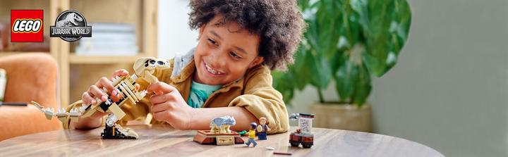 Productafbeelding LEGO T. Rex skelet in de fossielen tentoonstelling (76940, LEGO Jurassic World)