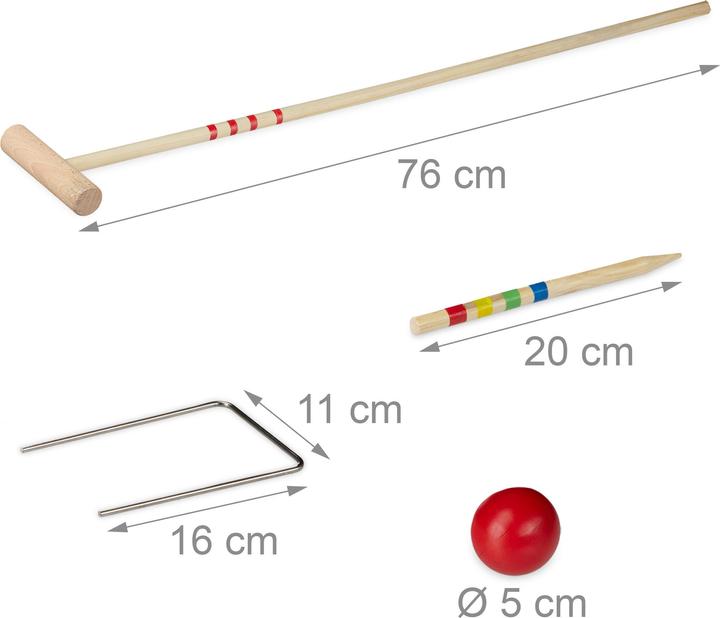 Produktbild Relaxdays Krocket-Spiel