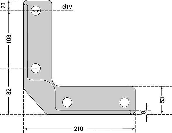 Actual product image Moravia PU damping element, LxWxH 210 x 210 x 40 mm, for crash protection guards.