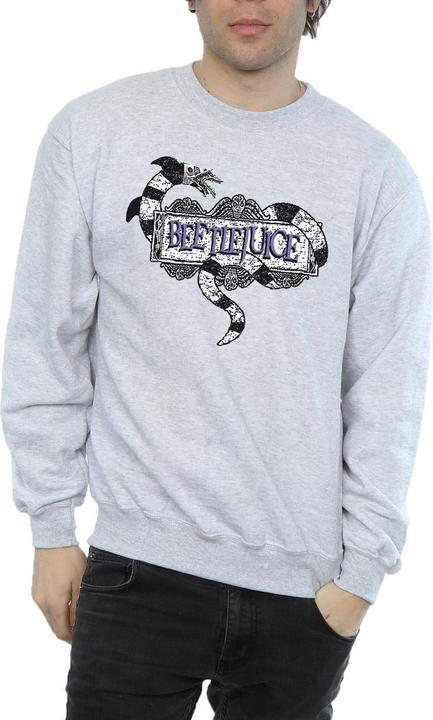 Produktbild Beetlejuice Sandwurm Logo Baumwolle Sweatshirt (S)