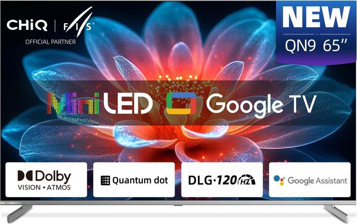Produktbild CHiQ M65QN9V TV 65", UHD MiniLED Google TV DLG 120 Hz (65", Mini-LED, QLED, 4K)