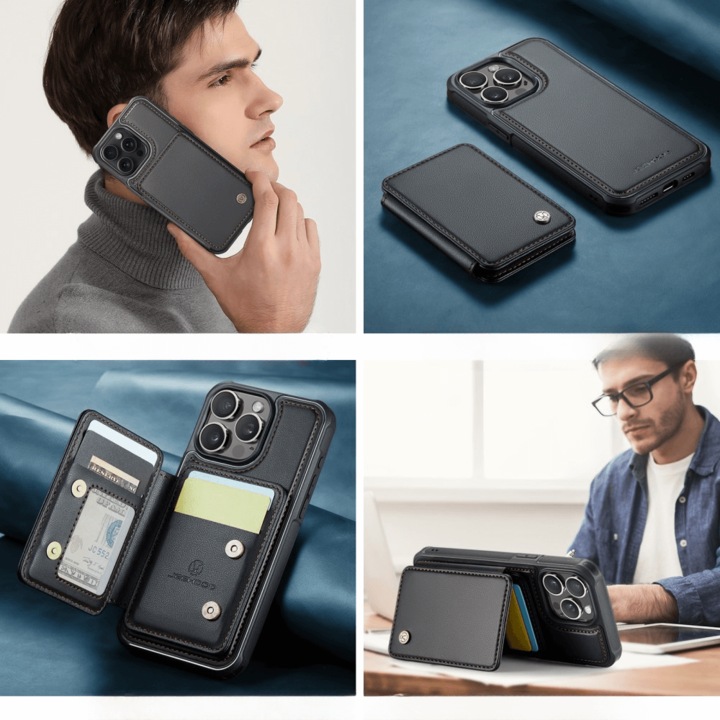 Produktbild Cover-Discount iPhone 16 Pro Max - 2-in-1 Backcover mit Kreditkarten-Etui (Apple iPhone 16 Pro Max)