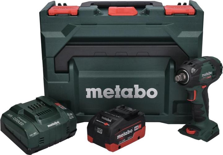 Produktbild Metabo SSW 18 LTX 300 BL Akku Schlagschrauber 18V 480Nm 1/2" Brushless ( 602395840 ) + 1x Akku 8,0Ah