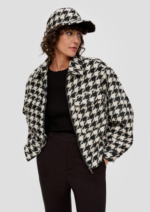 Image du produit s.Oliver Hut Kappe mit Hahnentrittmuster
