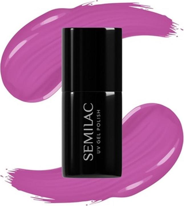 Image du produit Semilac Vernis à ongles UV Hybrid 601 Neon Pink Punch 7ml (Neon Pink Punch, Vernis semi-permanent)