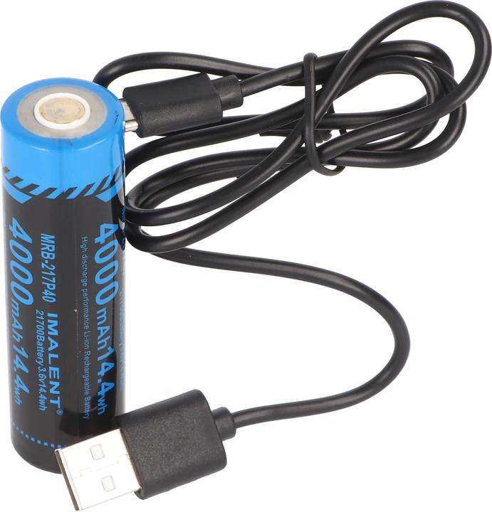 Produktbild Imalent LED-Taschenlampe MS03 mit max. 13000 Lumen, Leuchtweite bis zu 324 Meter, mit Akku, warmweiss (11 cm, 13000 lm)