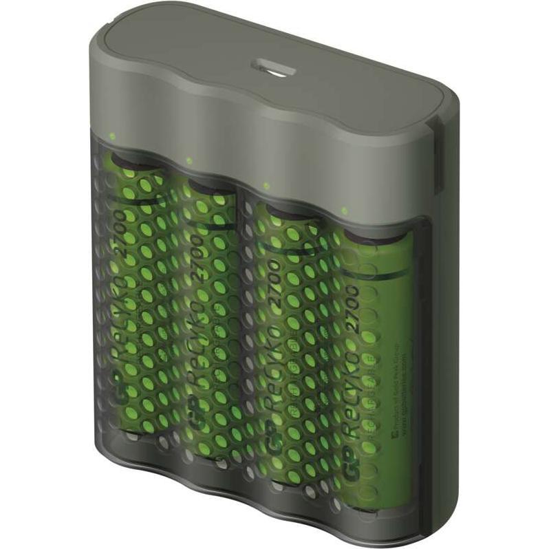 Thumbnail - GP Batteries B53457 battery charger USB (1 Stk., AA, AAA, 2600 mAh, Ladegerät inkl. Akku), Akku Ladegerät