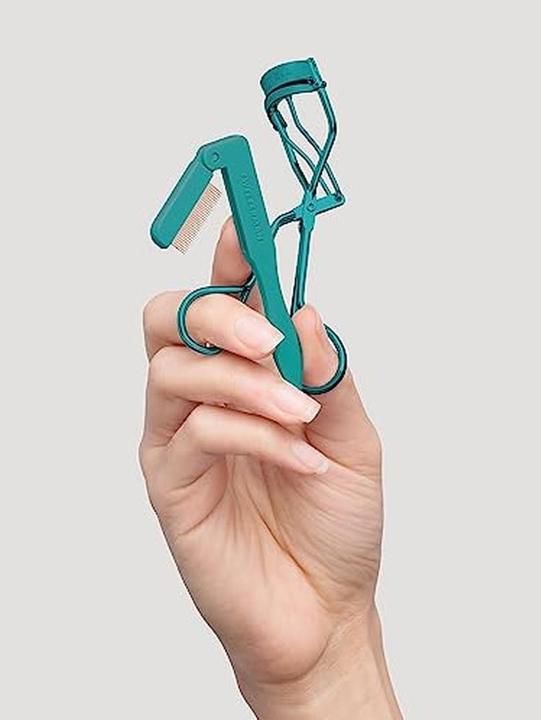 Image du produit Tweezerman Coffret de cils comprenant un recourbe-cils et un peigne à cils Coffret de Noël en turquoise