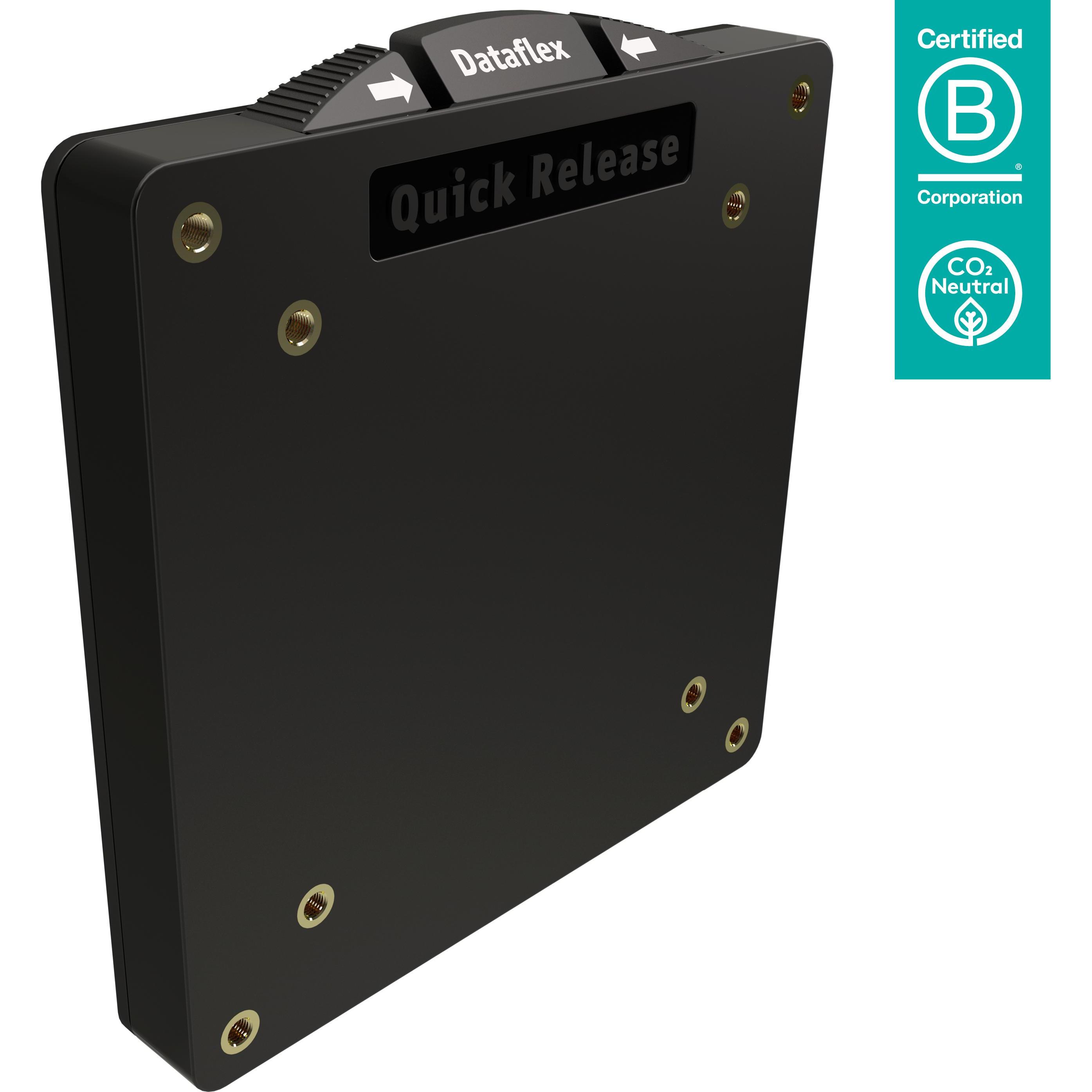 Thumbnail - Dataflex Universal Quick Release - Montagekomponente für Monitor, Serverschrank Zubehör, Schwarz