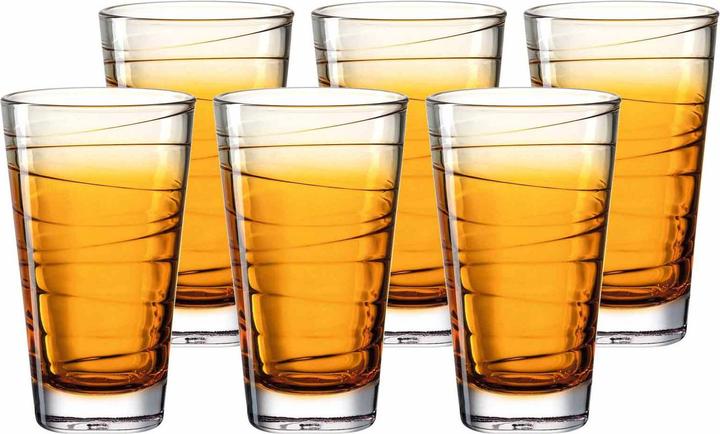 Immagine prodotto Leonardo Bicchiere da bere Vario Struttura 280 ml, 6 pezzi, arancione (0.28 l, 6 x)