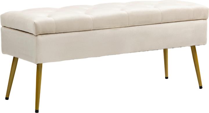 Image du produit Homcom Sitzbank Polyester, Schaumstoff Beige (35 cm)