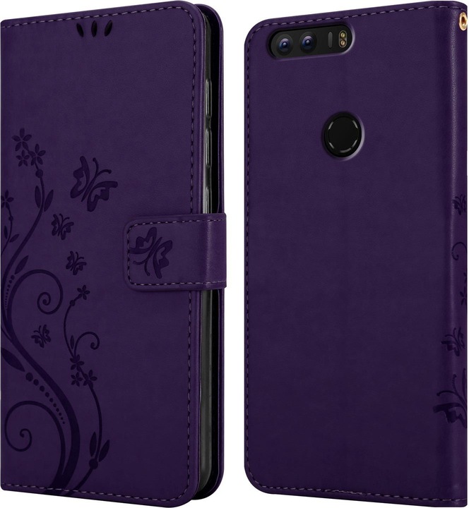 Produktbild Cadorabo Flower Book Cover (Honor 8, Honor 8 Premium)