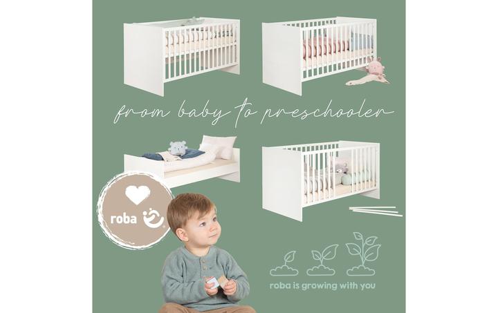 Produktbild Roba Kombi-Kinderbett, 70x140 cm Momo (70 x 140 cm)