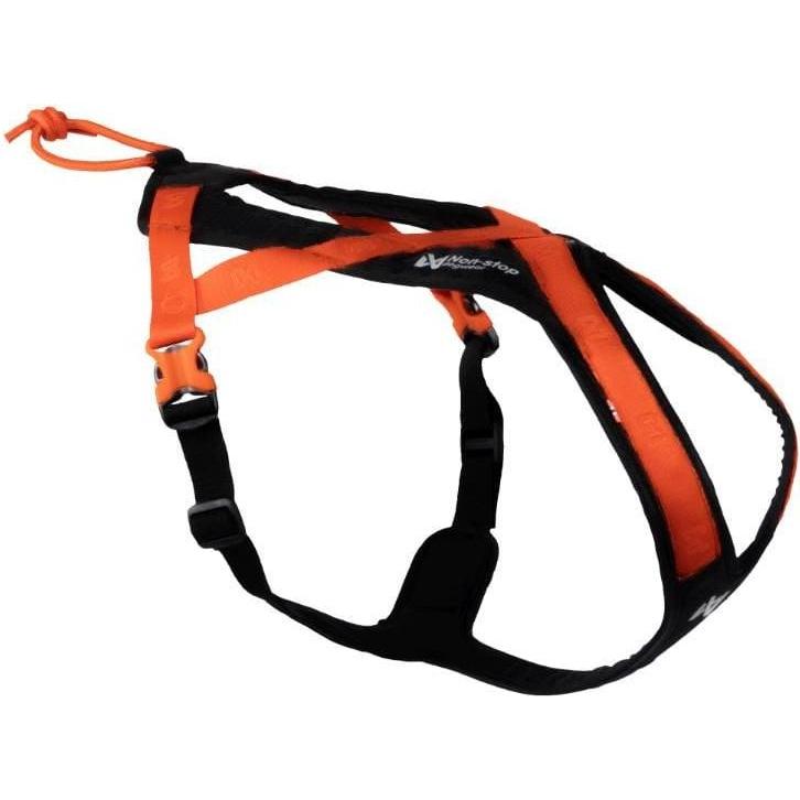 Comparer les prix de Non-Stop Dogwear Non-Stop - Harness Rush - Black/Orange (1, 2, 3, 4, 5, 6, 7, 8, Chien, Général, Sport canin), Collier + laisse