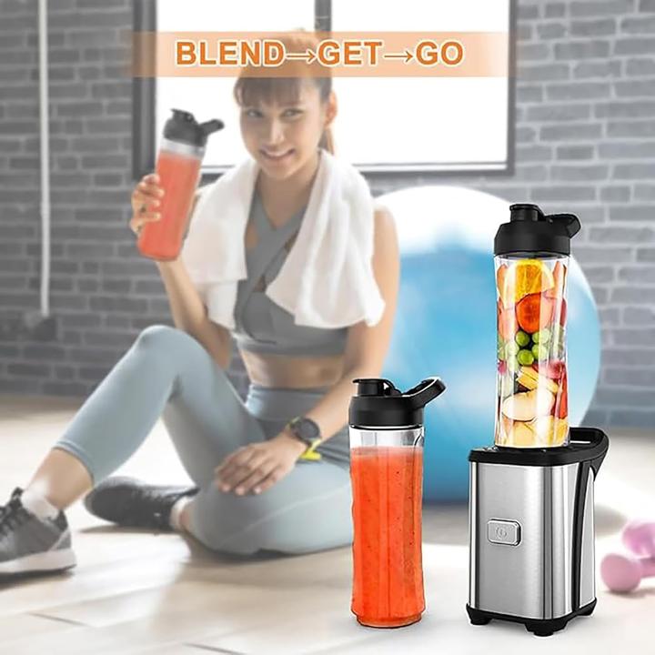 Actual product image Enfmay Smoothie Maker mit 2 Flaschen (350 W)