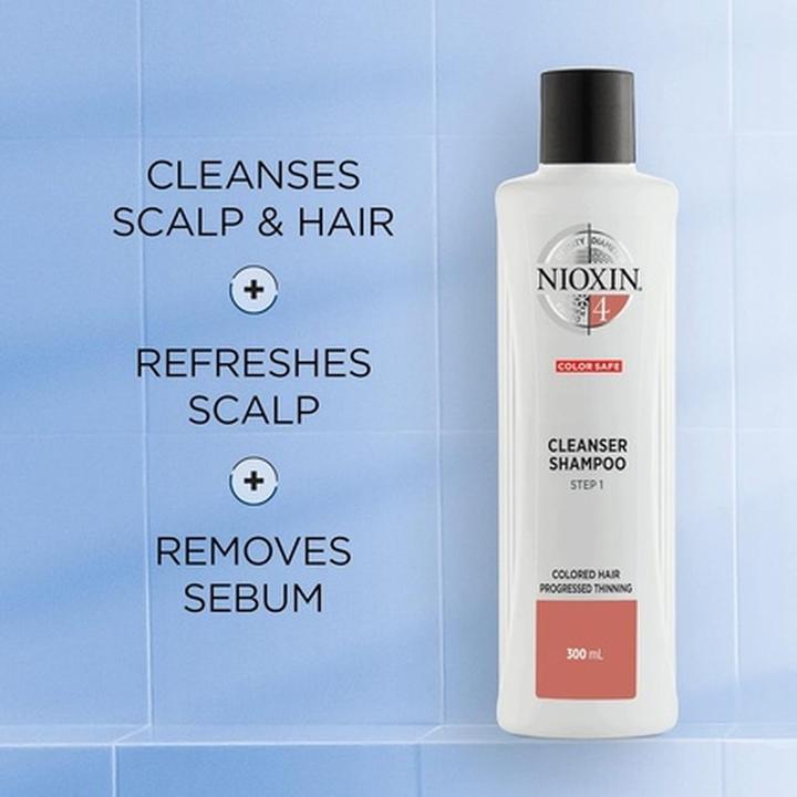Image du produit Nioxin Système de nettoyage 4 (300 ml, Shampoing liquide)