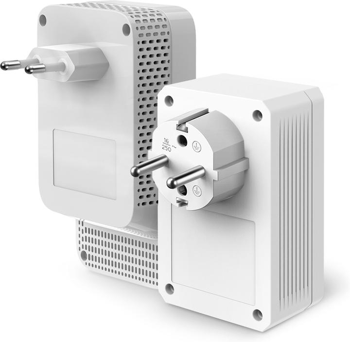 Produktbild TP-Link AV1000 Gigabit Passthrough Powerline ac Wi-Fi Kit TL-WPA7617 KIT mit TL-PA7017P 10 (1200 Mbit/s)