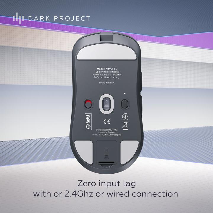 Actual product image Dark Project - Novus SE Black (Wireless, Cable)
