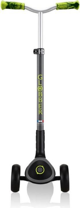 Actual product image Globber Master Prime 3-wheel scooter / Black - Lime green