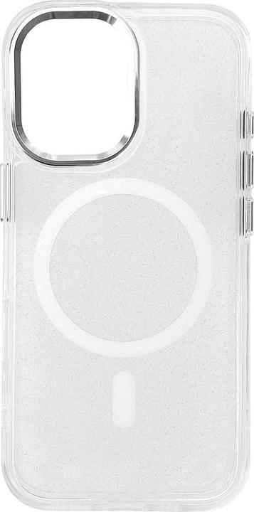 Immagine prodotto Hurtel Glitter Case mit MagSafe für iPhone 16e - Weiss (Apple iPhone 16e)