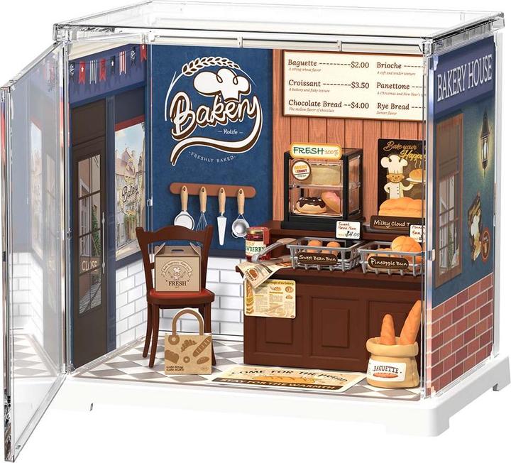 Actual product image Robotime Bausatz Butter Bakery House