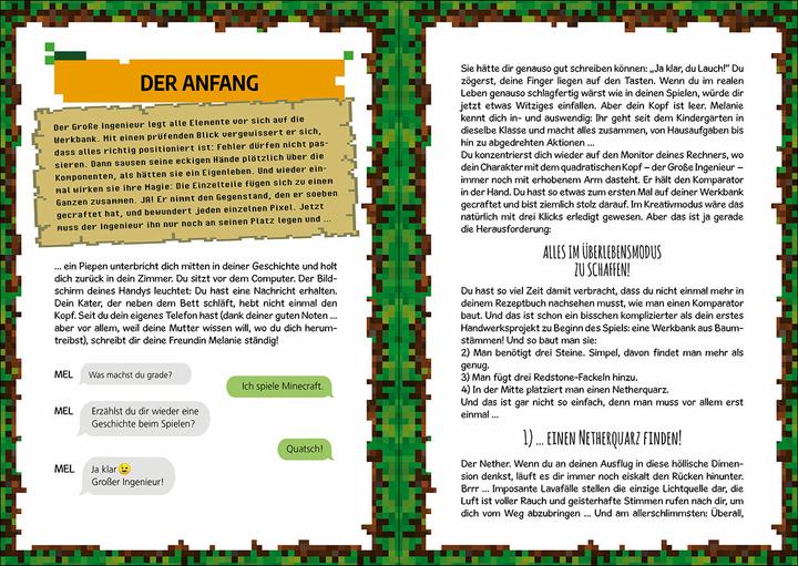 Valori nutrizionali e ingredienti Loewe Der Minecraft Code (Band 1) - Flucht aus dem Würfel-Gefängnis (Tedesco, Arianna Sabella, Chiara Iacobelli, Daniel Landes, Gauthier Wendling, 2024)