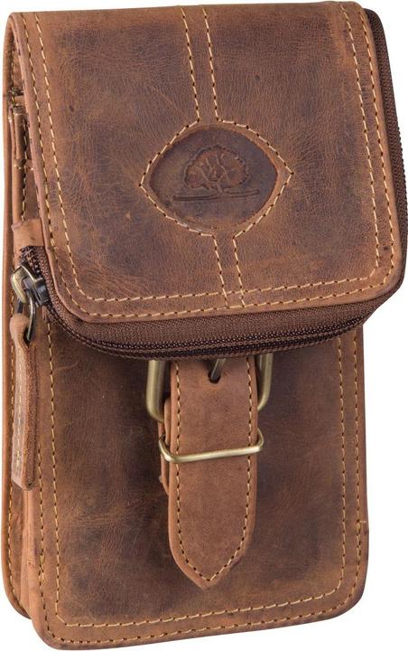 Greenburry Vintage Gürteltasche Leder 10 cm