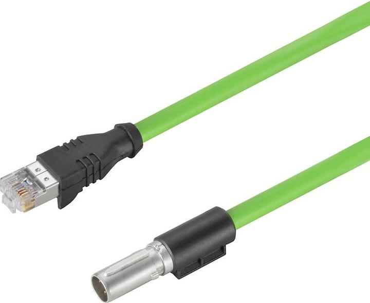 Actual product image Weidmüller 2503730300 Sensor/actuator data connector assembled Plug straight 3.00 (CAT6a, 3 m)