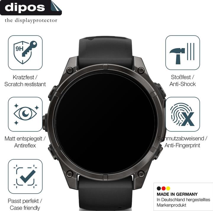Actual product image Dipos Anti-Shock Screen Protector Matte