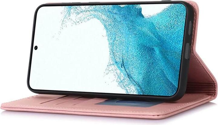 Actual product image Cover-Discount Galaxy A25 5G - Vintage flip case cover pink (Samsung Galaxy A25 5G)