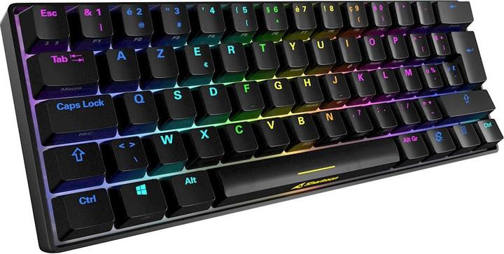 Produktbild Sharkoon SGK50 S4 black Kailh Red (FRENCH layout) (FR, Kabelgebunden)