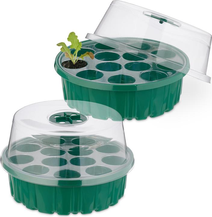 Relaxdays 2x propagator greenhouse