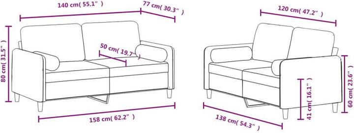 Produktbild vidaXL Harley (2-Sitzer)
