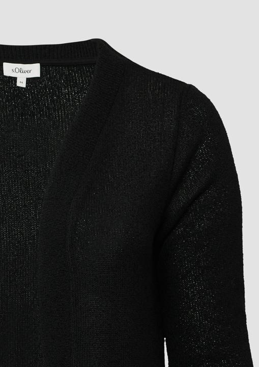 Immagine prodotto S.Oliver Indoor-Jacke Cardigan aus Bouclégarn mit 3/4-Ärmeln (44)