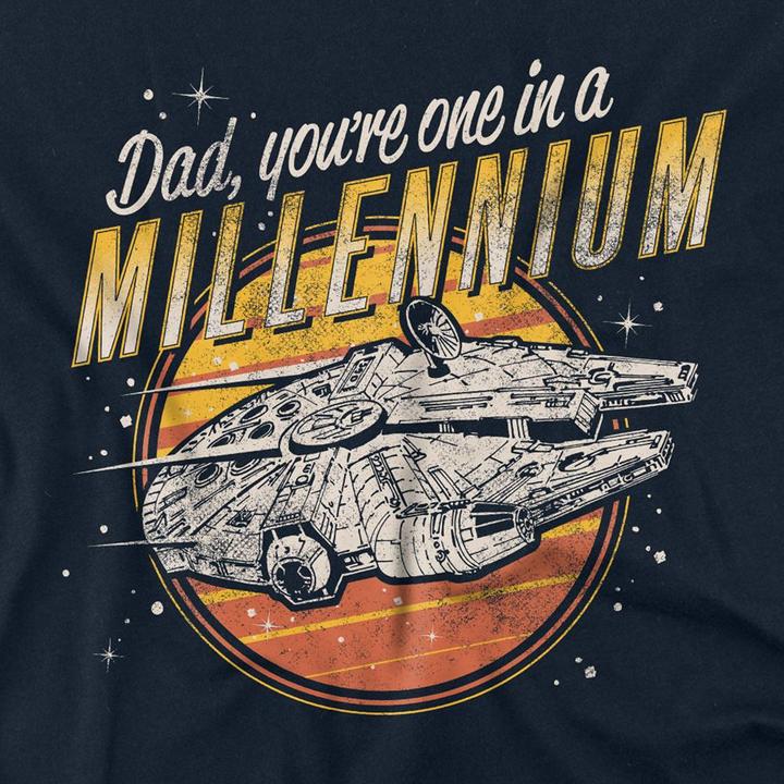 Produktbild Star Wars Dad One In A Millennium TShirt Langärmlig (L)
