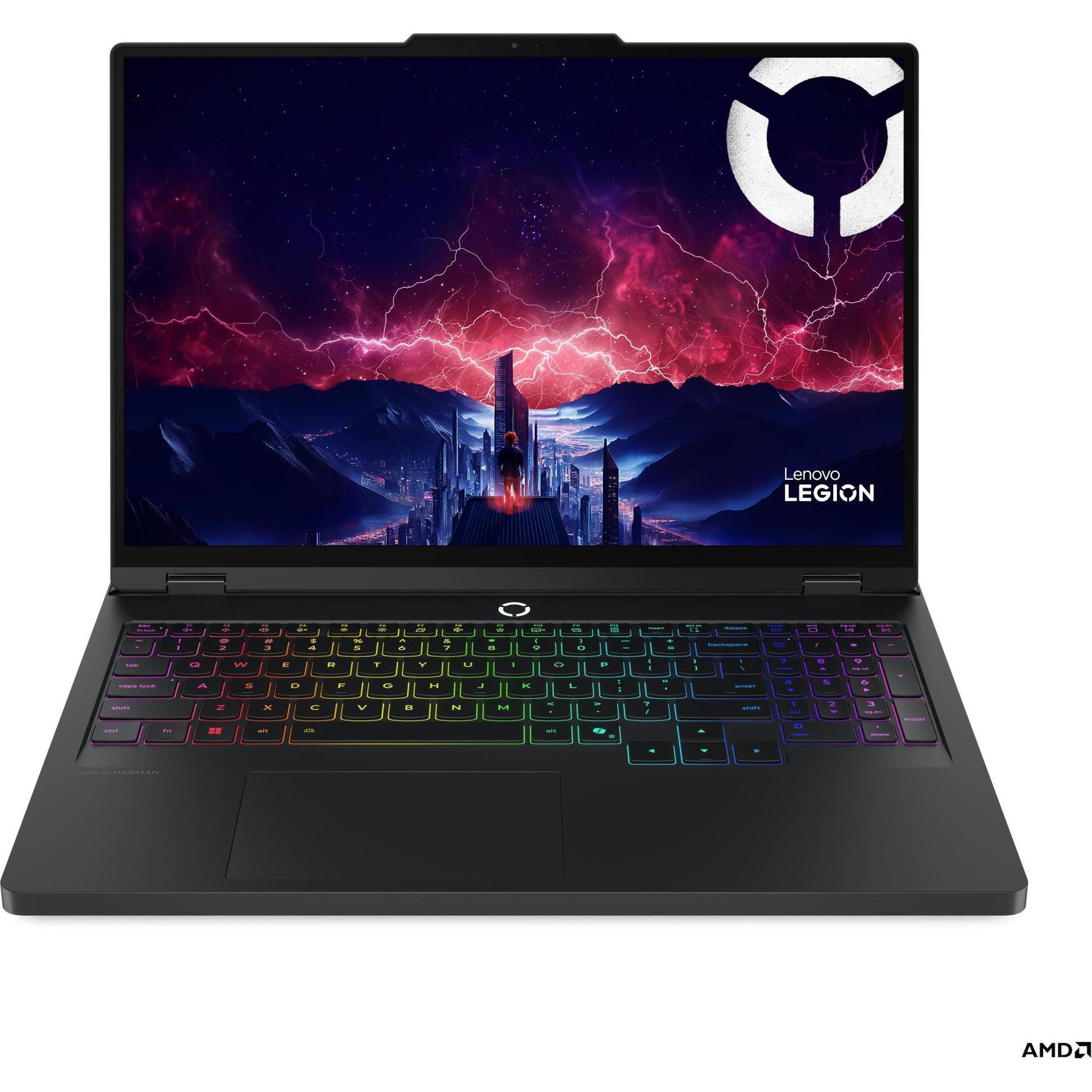 Lenovo Legion Pro 5 16ADR10 (16", 1000 GB, 32 GB, CZ, AMD Ryzen 9 8940HX), Notebook, Schwarz