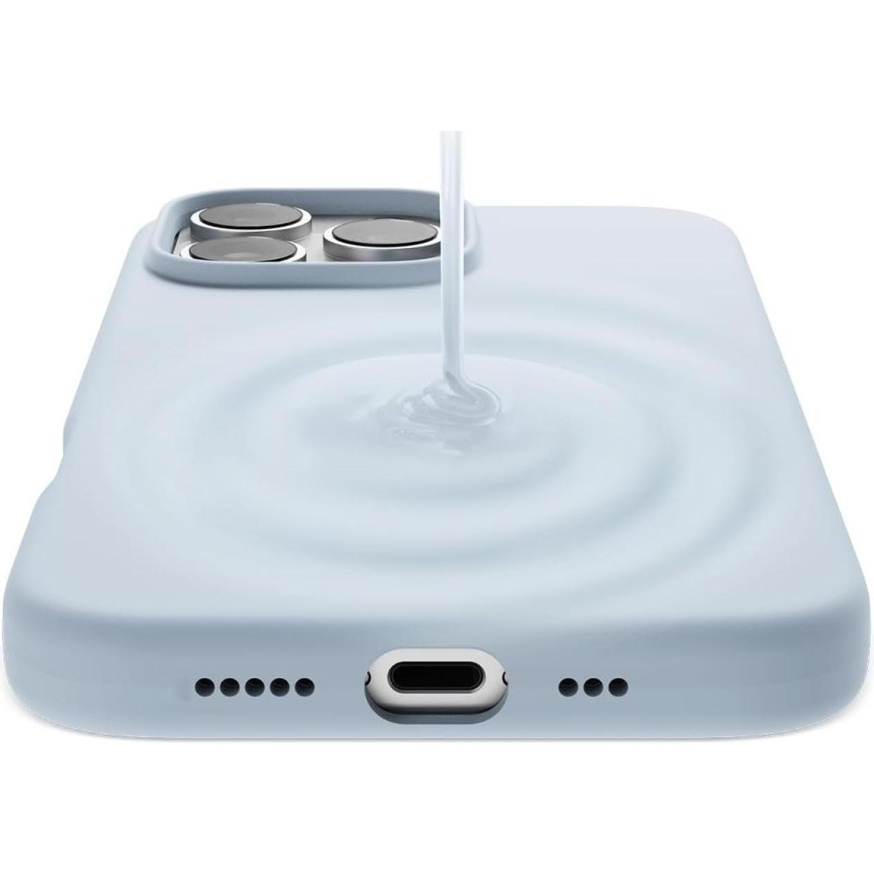 Thumbnail - Screenguard Liquid Silicone Case (Apple iPhone 16 Pro), Smartphone Hülle, Blau