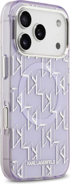 Actual product image Karl Lagerfeld - IML MagSafe KL Monogram (KLHMP17LHMIKLMEU) - iPhone 17 Pro - Purple (Apple iPhone 17 Pro)