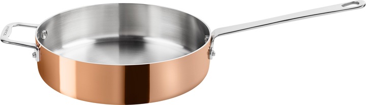 Actual product image Scanpan Maitre D Induction 24cm Copper Sauté Pan (24 cm, Casserole + Stewpot, Stainless steel)
