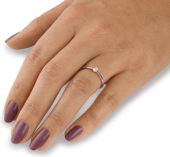 Image du produit Goldberg Diamant Solitaire 6-grip frame (50, Or 750/18 K)