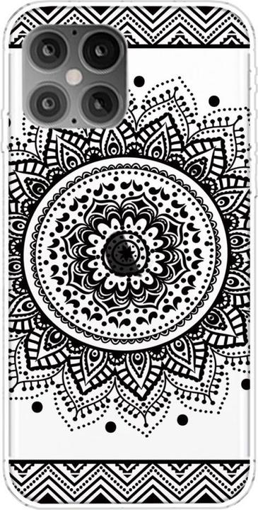 Actual product image Cover-Discount iPhone 12 / 12 Pro - Soft Silicone Rubber Case Mandala (Apple iPhone 12, Apple iPhone 12 Pro)