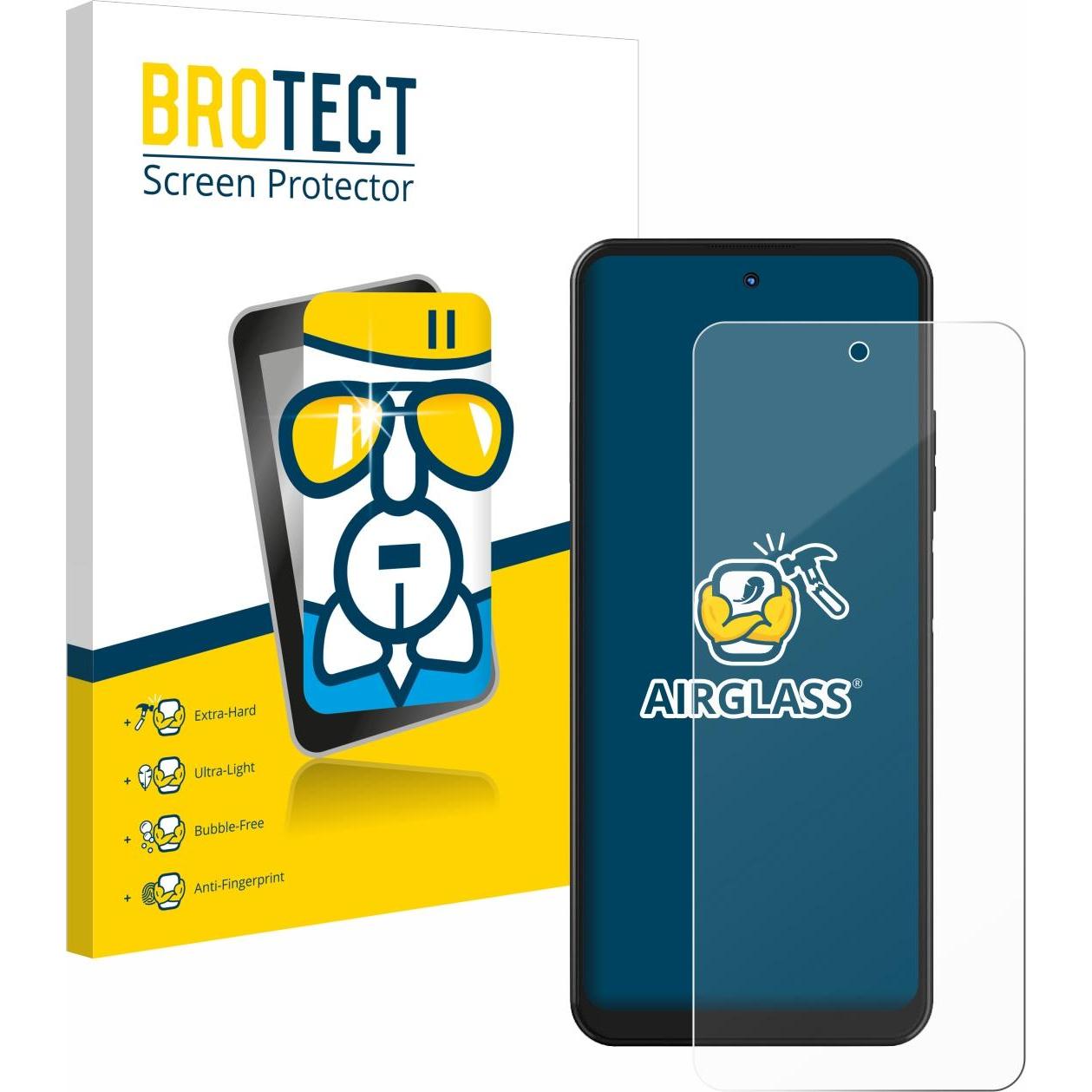 BROTECT Schutzglas Schutzfolie Glas Folie Displayschutz klar (1 Stück, Hotwav Note 12), Smartphone Schutzfolie, Transpar...