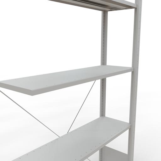 Actual product image Schulte Lagertechnik MULTIplus85 boltless bay system with cross brace