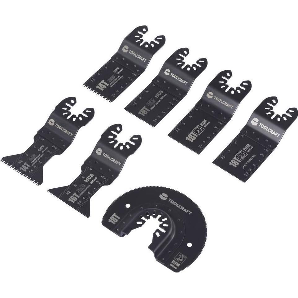 Toolcraft, Elettroutensile multifunzionale, TO-10283205 Multifunktionswerkzeug-Zubehör-Set 24 St.