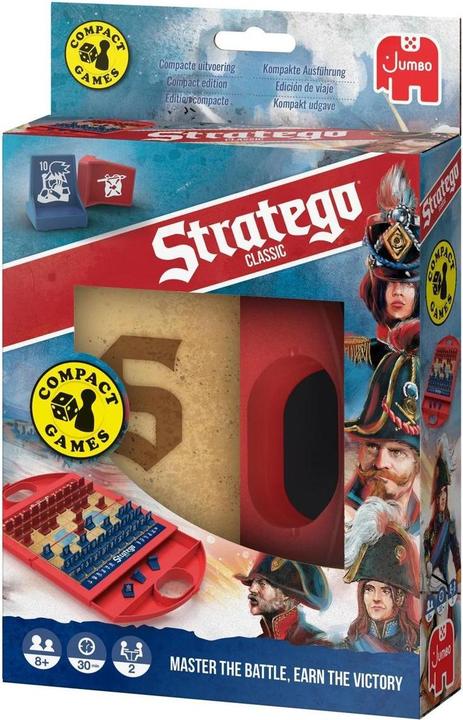 Actual product image Jumbo Stratego Compact 2023, d/f (Danish, Dutch, English, French, German, Spanish, 2 Players)