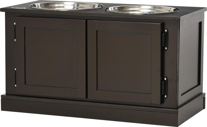 PawHut Erhöhter Futternapf mit Stauraum im Inneren (60 l)