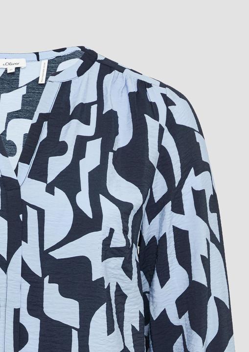 Immagine prodotto s.Oliver Bluse Strukturierte Bluse aus Viskosemix mit Raffung (52)